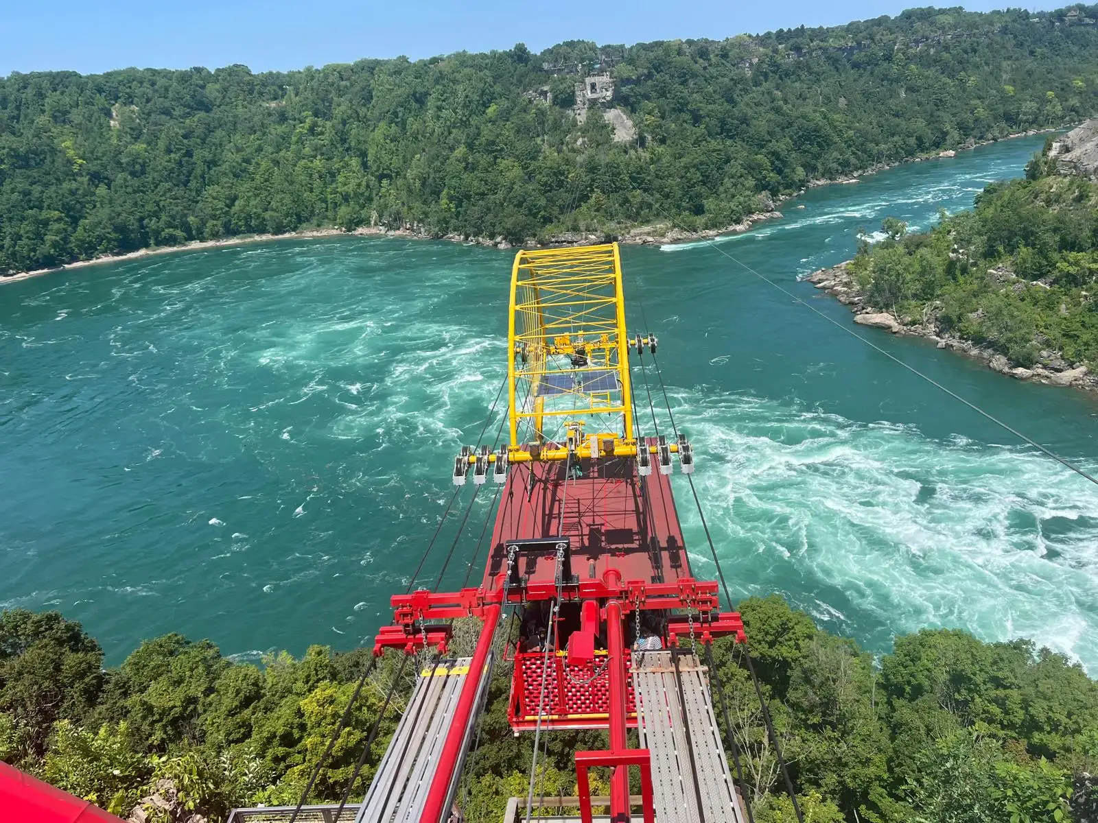Niagara Falls tour, final view of Horseshoe Falls