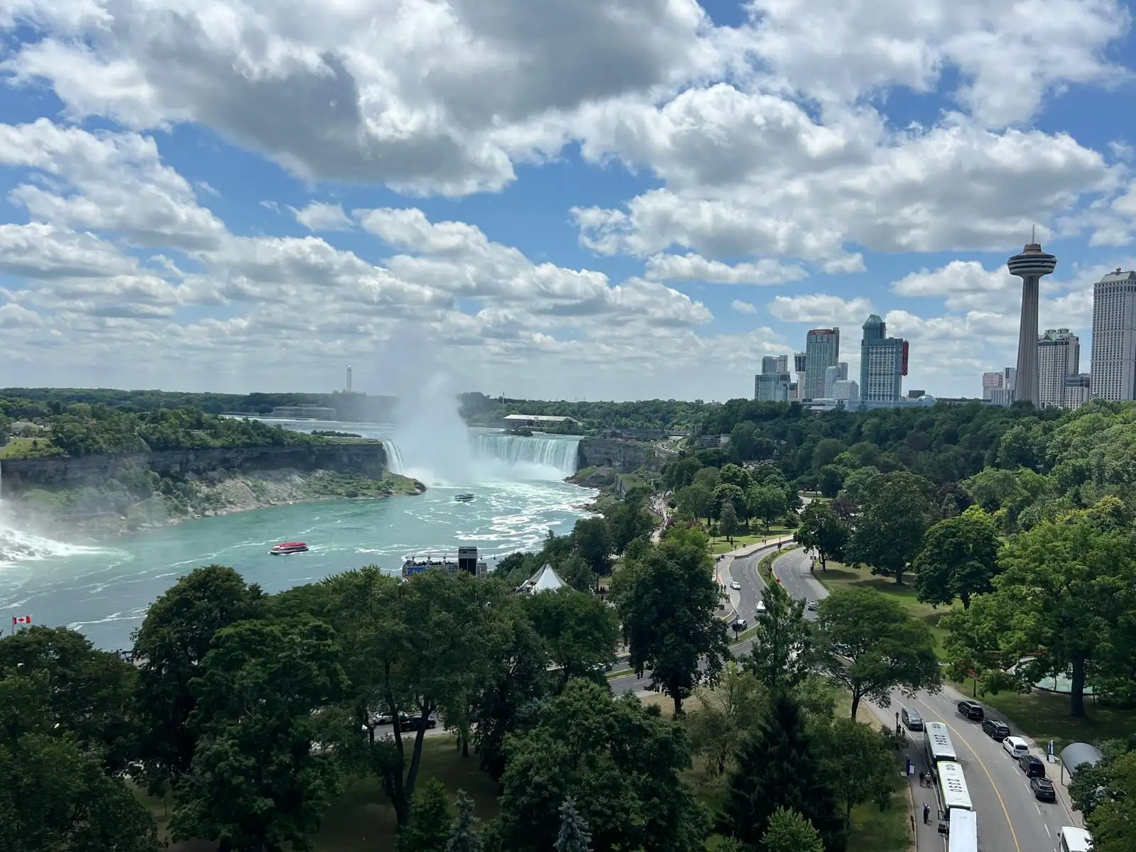 Niagara Falls from the Canadian side viewpoint